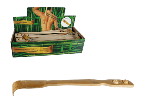 Rascador de Espalda Bambú con Masajeador