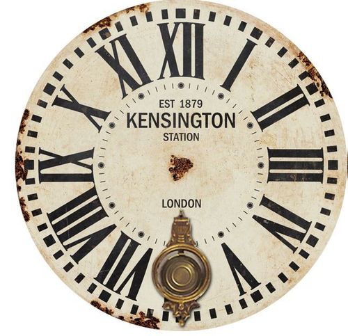Reloj Péndulo Números Romanos 58cm